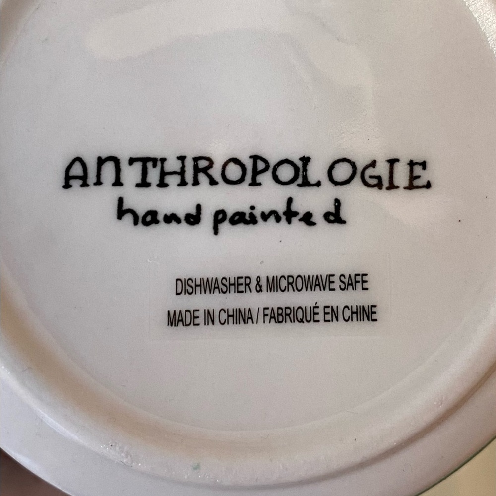 Anthropologie M Initial Mug Cup - Picture 8 of 8